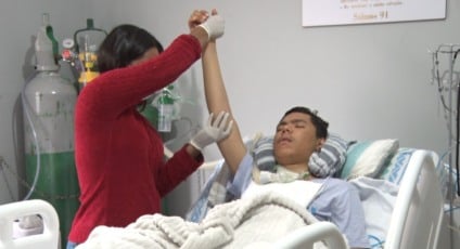Jovem busca ajuda para recuperar movimentos após grave acidente de trânsito em Três Lagoas